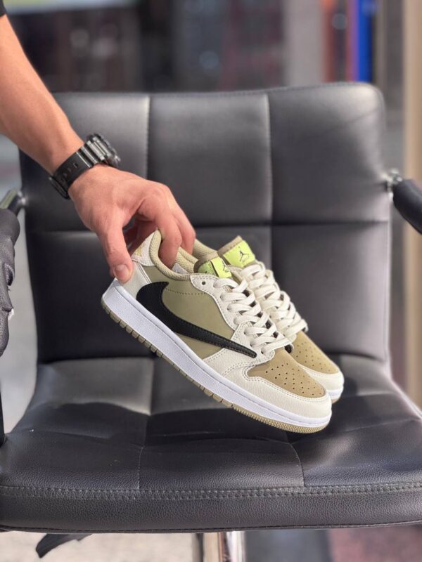 Travis Scott Nike Olive(ترویس اسکات نایک زیتونی ) - تصویر 2